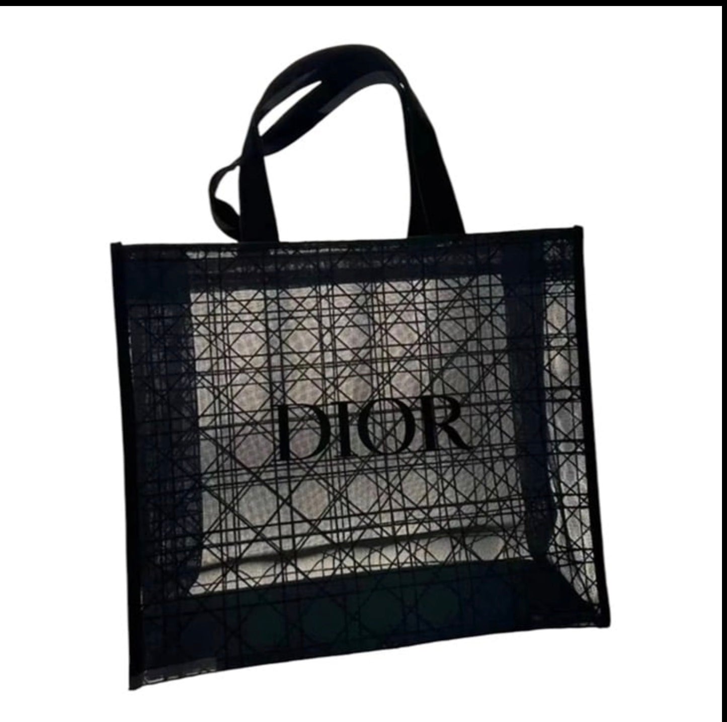 Dior mesh tote bag