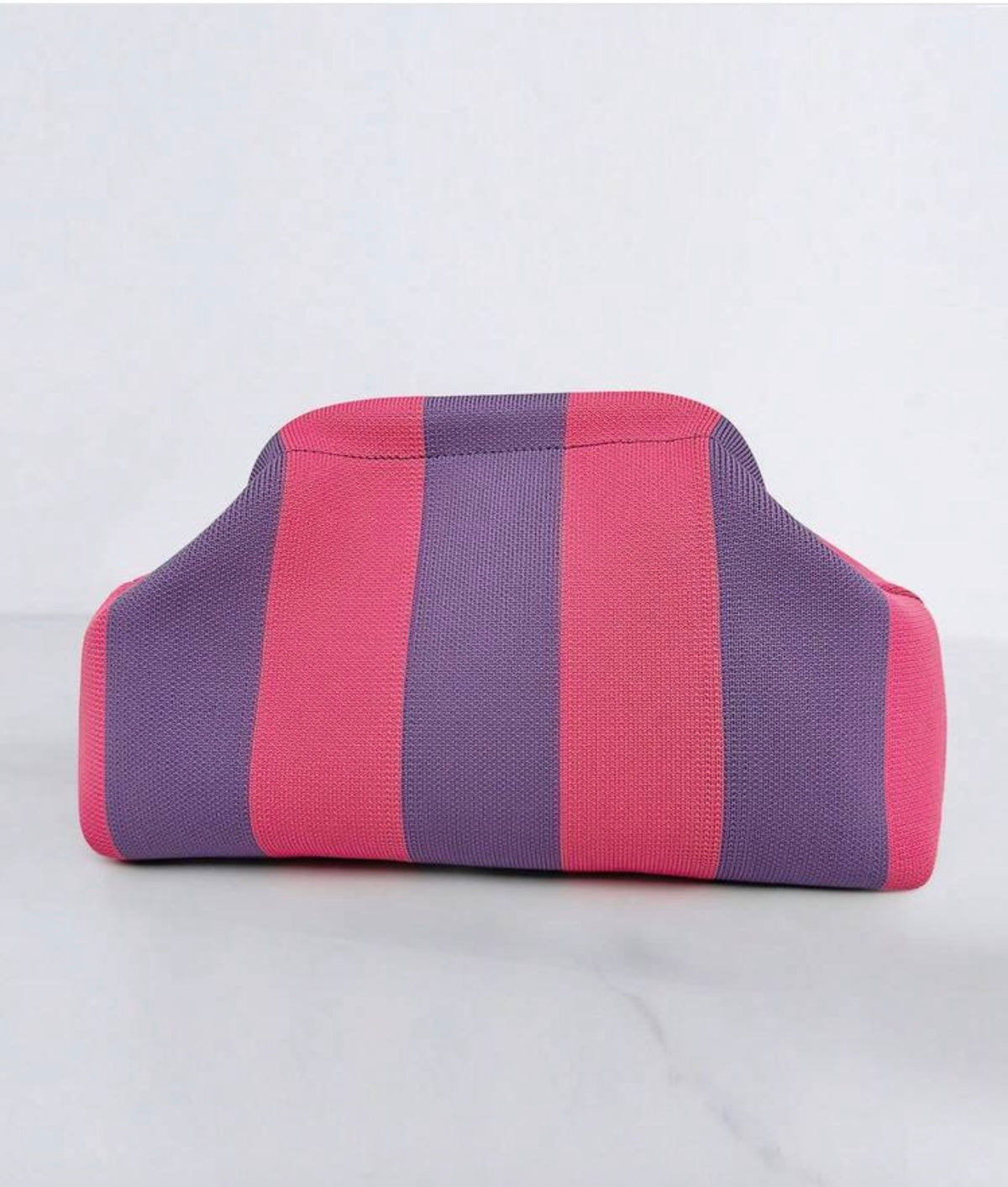 Purple strip clutch