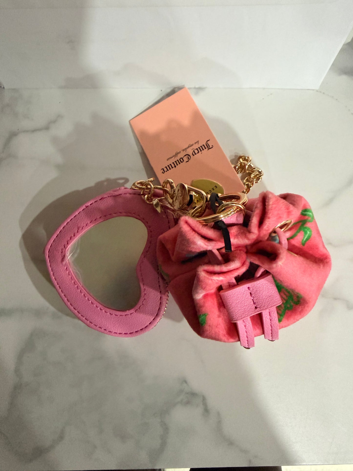 Juicy couture coins keychain