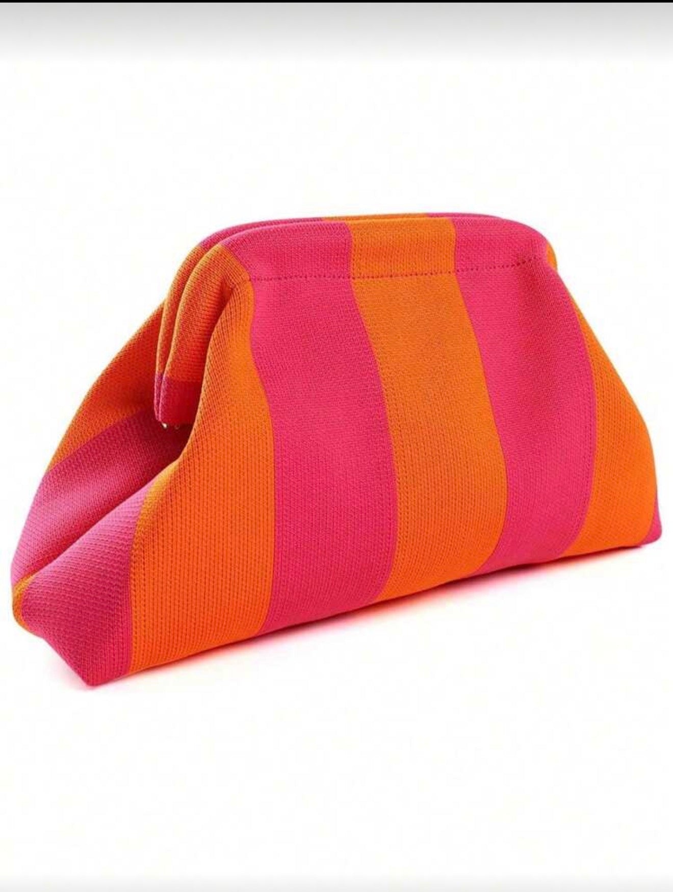 Pink and orange clutch