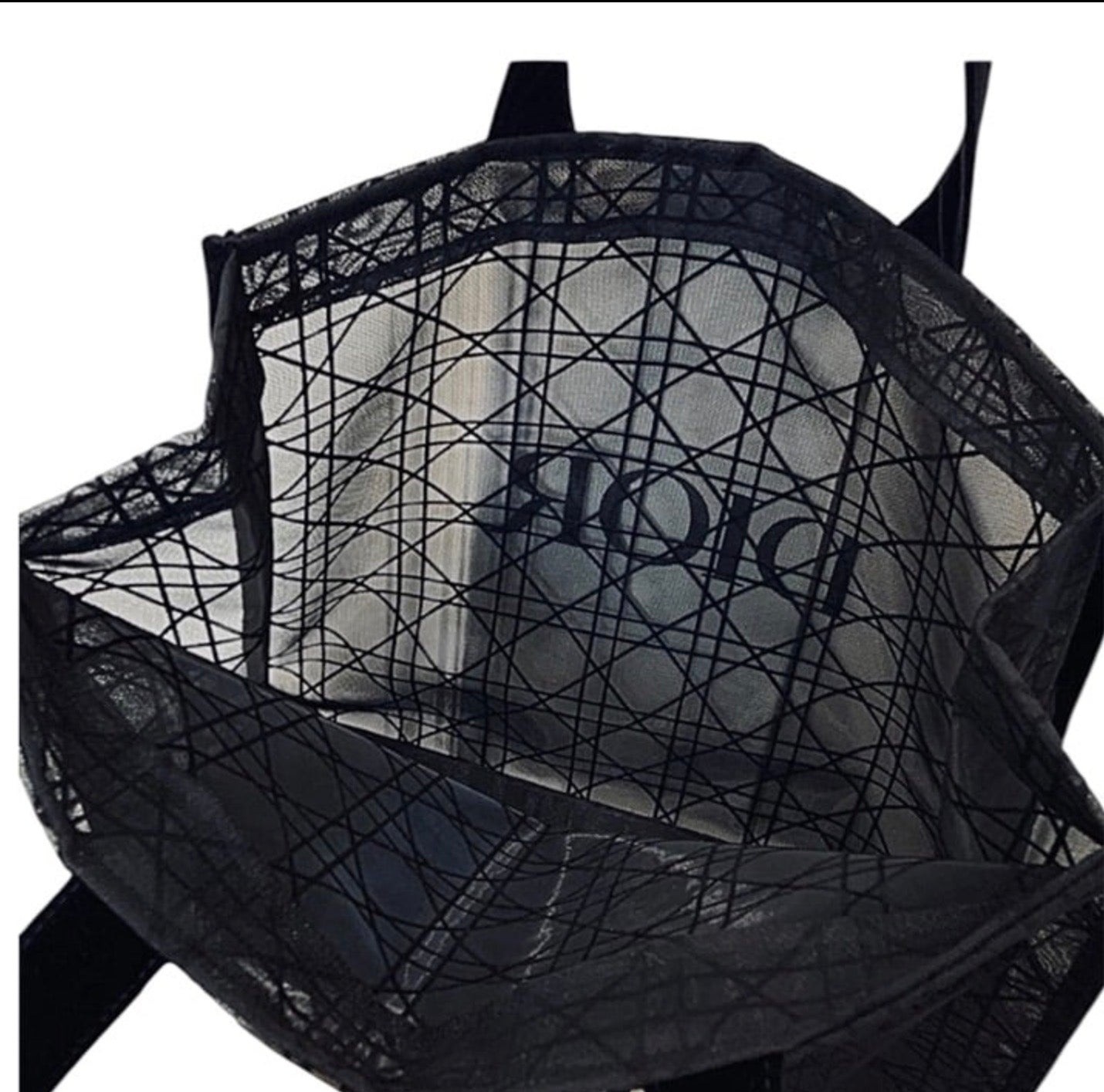 Dior mesh tote bag