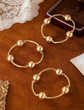 Vintage small chunky gold bracelet