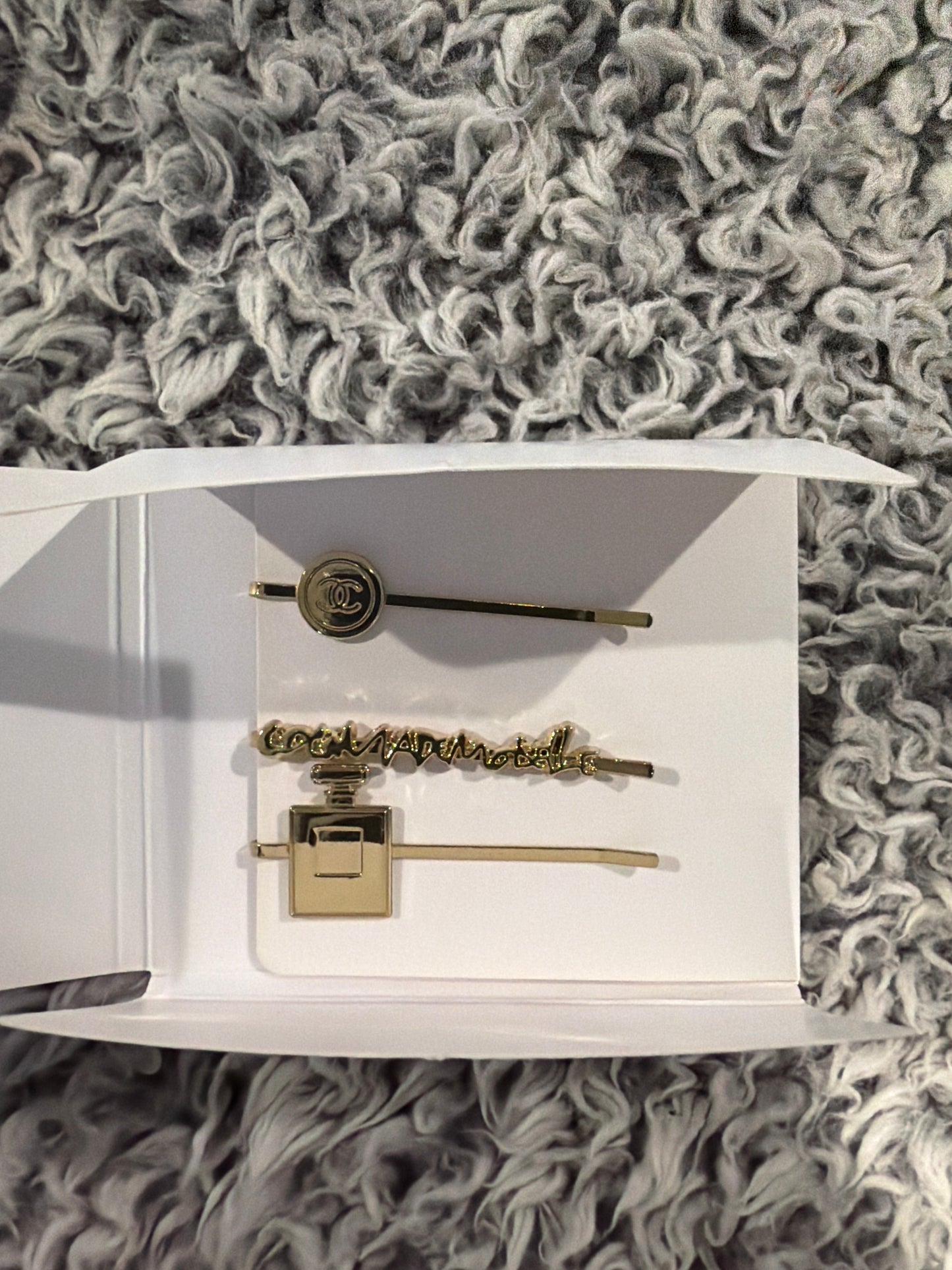 Chanel  hair clips
