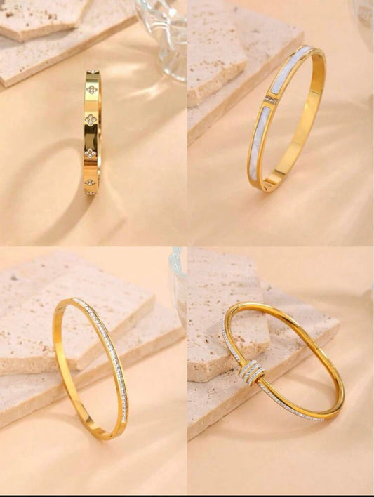 4piece stainless steel bracelet