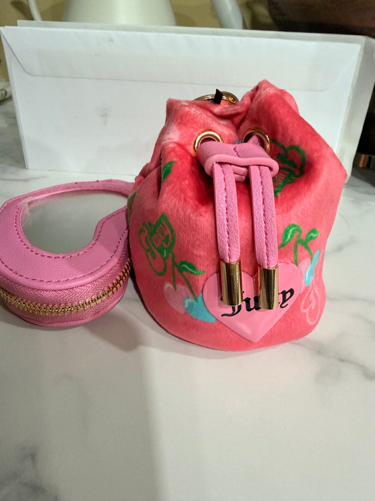 Juicy couture coins keychain