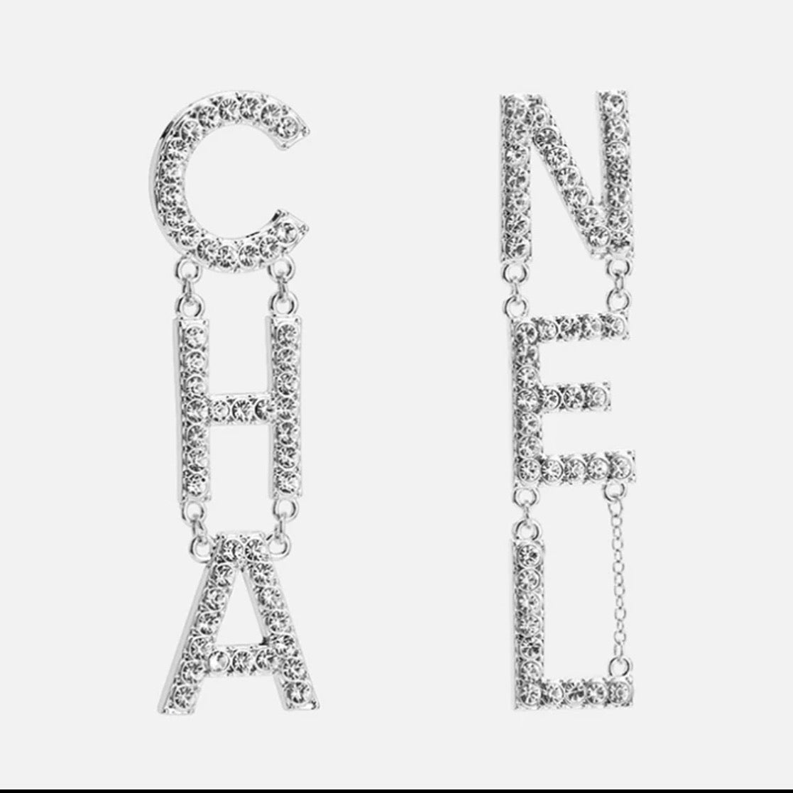 Chanel drop earrings