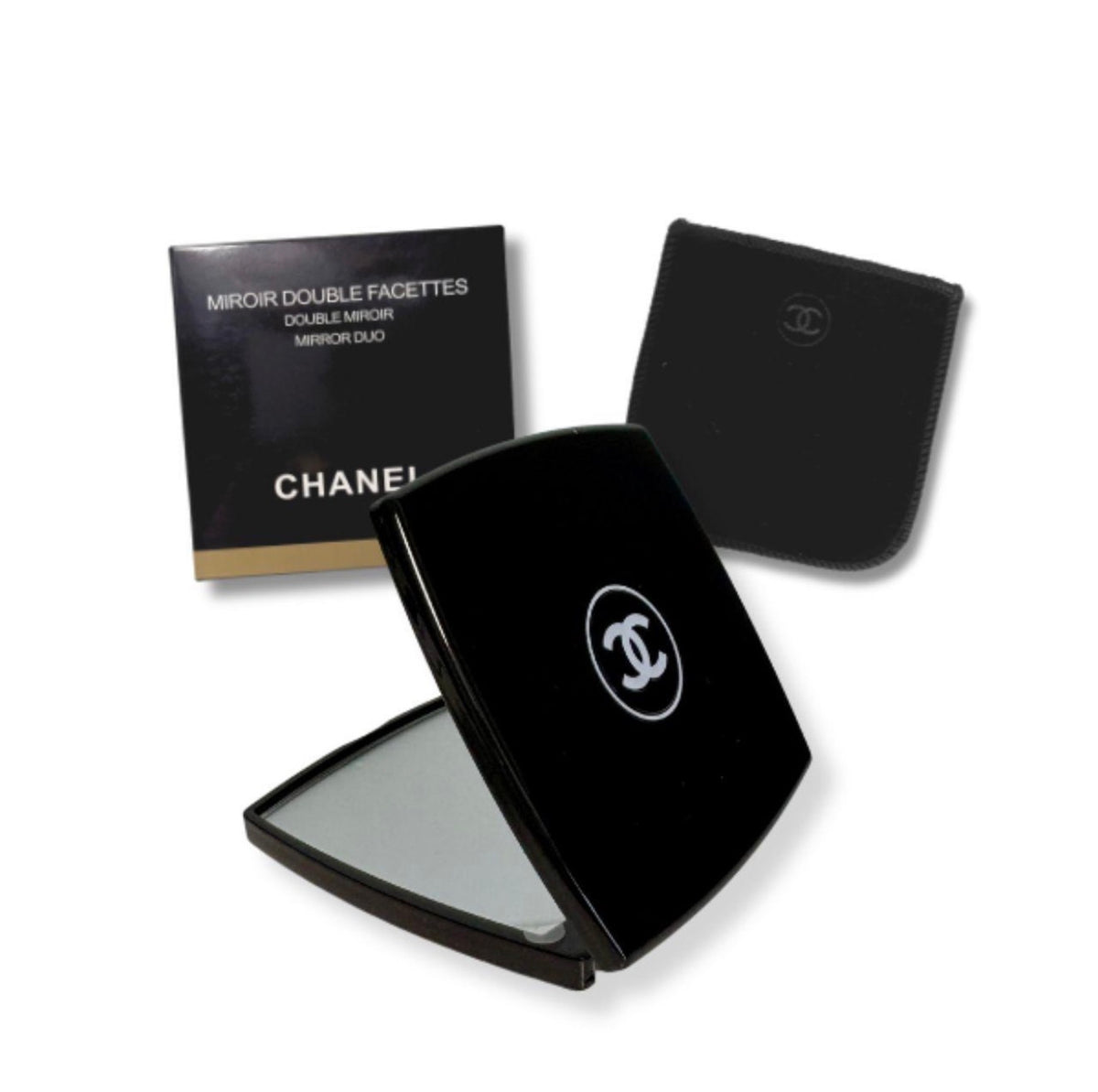 Chanel compact makeup mirror