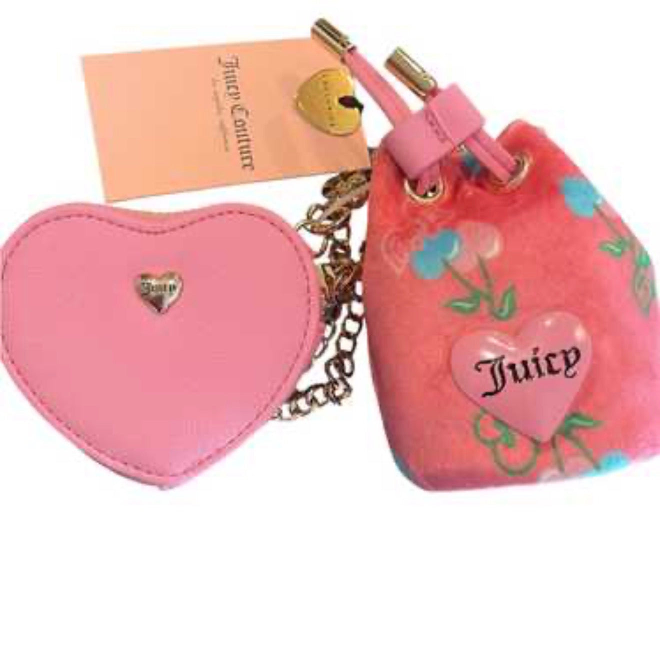 Juicy couture coins keychain